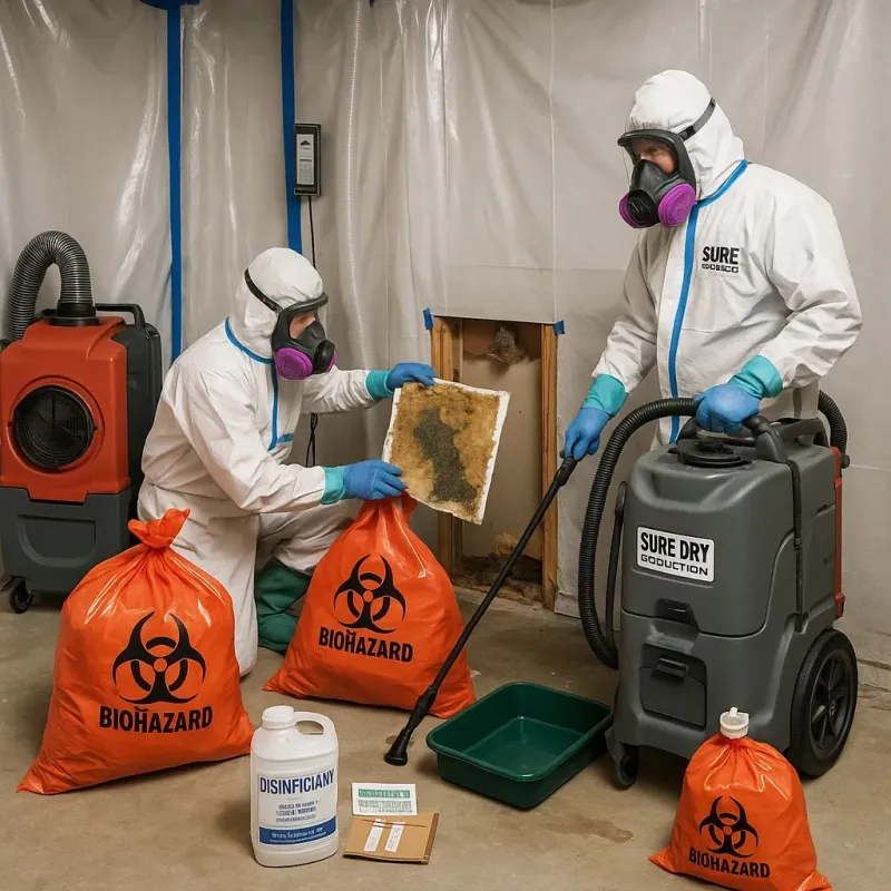 Contaminated Water Handling Protocols process in Twain Harte, CA
